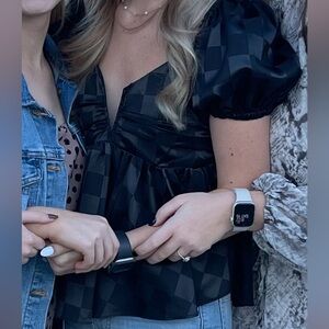 Apricot lane peplum top